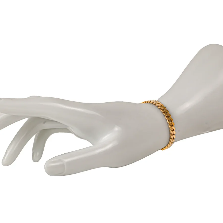 4444 – 45 Grad – Armband aus 585 Gold – 21 cm