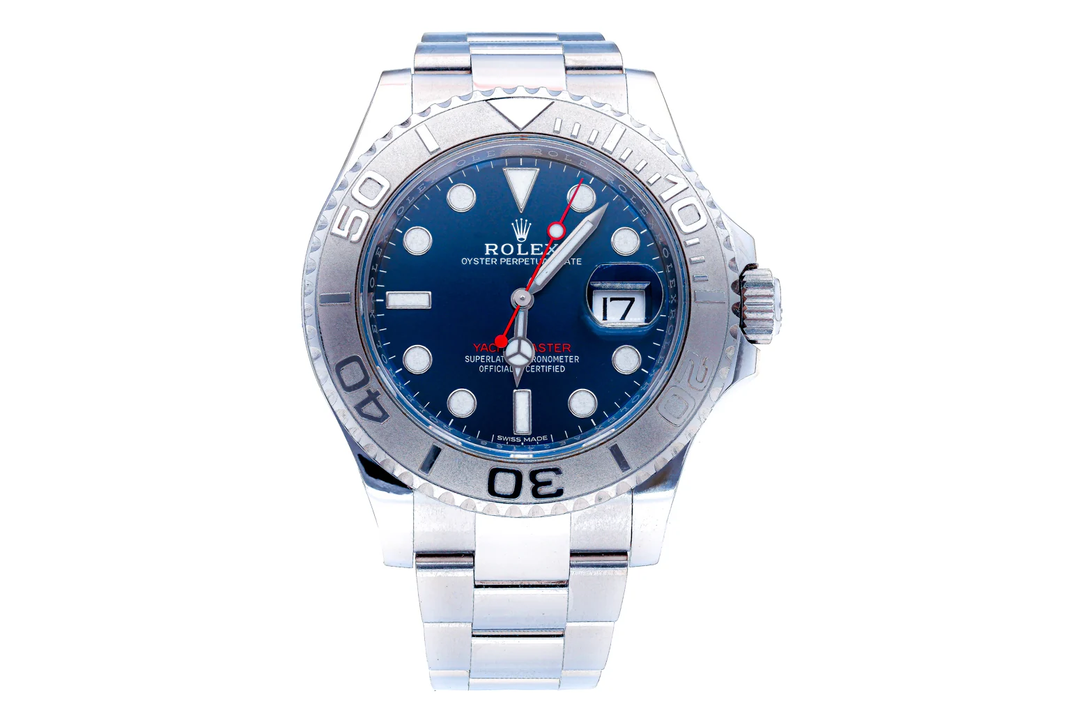 W04278 – Front – Rolex Yacht-Master 40 – Edelstahl & Platin – Ref. 116622